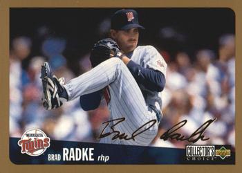 1996 Collector's Choice - Gold Signature #201 Brad Radke Front