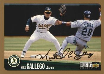 1996 Collector's Choice - Gold Signature #242 Mike Gallego Front