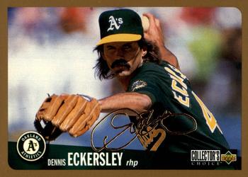 1996 Collector's Choice - Gold Signature #245 Dennis Eckersley Front