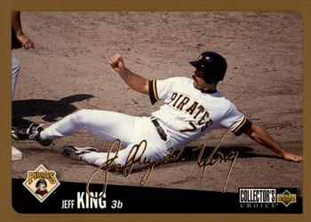 1996 Collector's Choice - Gold Signature #258 Jeff King Front