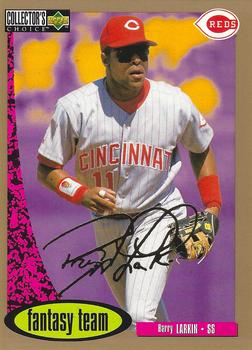 1996 Collector's Choice - Gold Signature #276 Barry Larkin Front