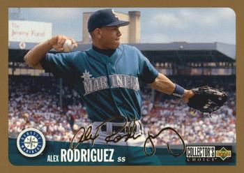 1996 Collector's Choice - Gold Signature #316 Alex Rodriguez Front