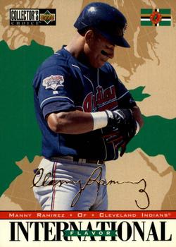 1996 Collector's Choice - Gold Signature #329 Manny Ramirez Front