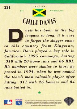 1996 Collector's Choice - Gold Signature #331 Chili Davis Back