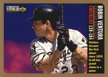 1996 Collector's Choice - Gold Signature #361 Robin Ventura Front