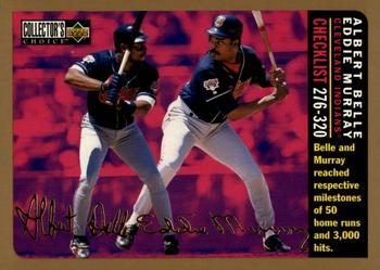 1996 Collector's Choice - Gold Signature #364 Albert Belle / Eddie Murray Front