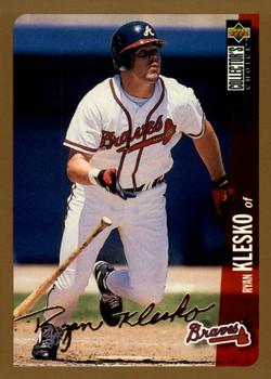 1996 Collector's Choice - Gold Signature #460 Ryan Klesko Front