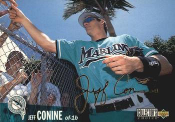 1996 Collector's Choice - Gold Signature #555 Jeff Conine Front