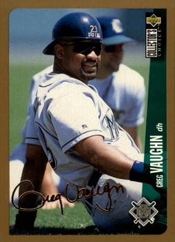 1996 Collector's Choice - Gold Signature #590 Greg Vaughn Front