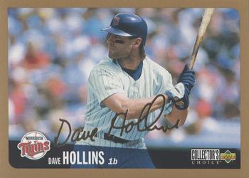 1996 Collector's Choice - Gold Signature #601 Dave Hollins Front