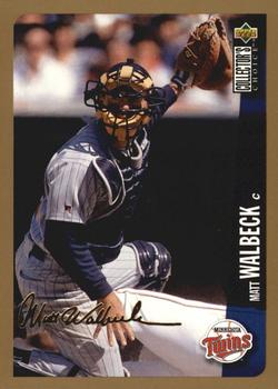 1996 Collector's Choice - Gold Signature #603 Matt Walbeck Front