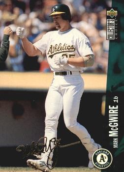 1996 Collector's Choice - Gold Signature #640 Mark McGwire Front