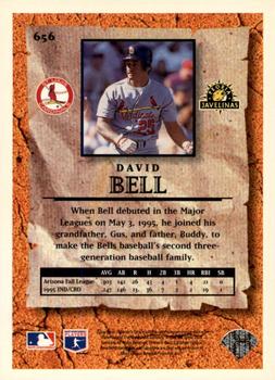 1996 Collector's Choice - Gold Signature #656 David Bell Back