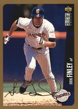 1996 Collector's Choice - Gold Signature #696 Steve Finley Front