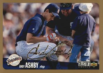 1996 Collector's Choice - Gold Signature #698 Andy Ashby Front