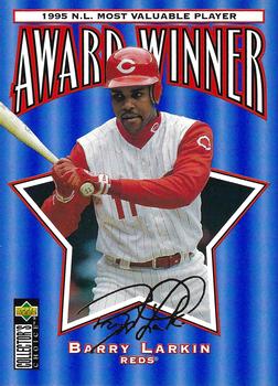 1996 Collector's Choice - Gold Signature #707 Barry Larkin Front