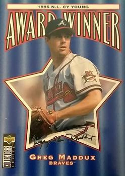 1996 Collector's Choice - Gold Signature #709 Greg Maddux Front