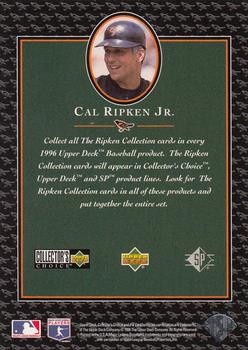 1996 Collector's Choice - Ripken Collection #NNO Cal Ripken Jr. Back