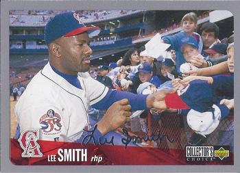 1996 Collector's Choice - Silver Signature #77 Lee Smith Front