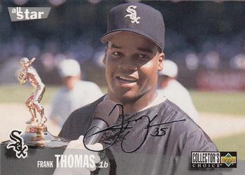1996 Collector's Choice - Silver Signature #90 Frank Thomas Front