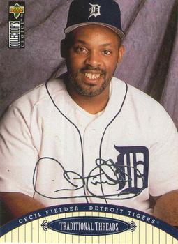 1996 Collector's Choice - Silver Signature #103 Cecil Fielder Front