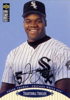1996 Collector's Choice - Silver Signature #105 Frank Thomas Front