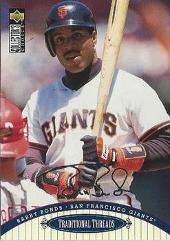 1996 Collector's Choice - Silver Signature #108 Barry Bonds Front