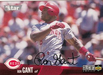 1996 Collector's Choice - Silver Signature #110 Ron Gant Front