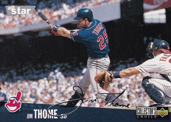 1996 Collector's Choice - Silver Signature #120 Jim Thome Front
