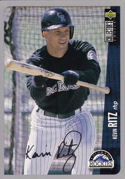 1996 Collector's Choice - Silver Signature #137 Kevin Ritz Front