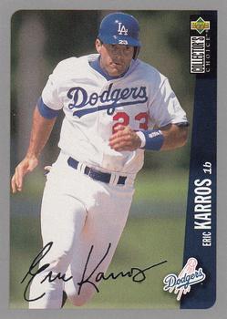 1996 Collector's Choice - Silver Signature #183 Eric Karros Front