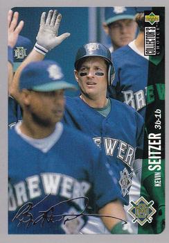 1996 Collector's Choice - Silver Signature #190 Kevin Seitzer Front