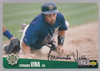 1996 Collector's Choice - Silver Signature #197 Fernando Vina Front
