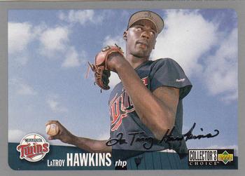 1996 Collector's Choice - Silver Signature #198 LaTroy Hawkins Front