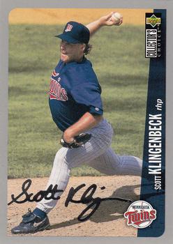1996 Collector's Choice - Silver Signature #203 Scott Klingenbeck Front