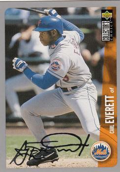 1996 Collector's Choice - Silver Signature #219 Carl Everett Front