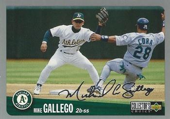 1996 Collector's Choice - Silver Signature #242 Mike Gallego Front