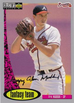 1996 Collector's Choice - Silver Signature #268 Greg Maddux Front