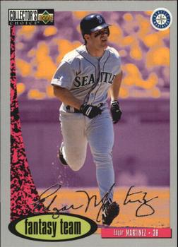 1996 Collector's Choice - Silver Signature #275 Edgar Martinez Front