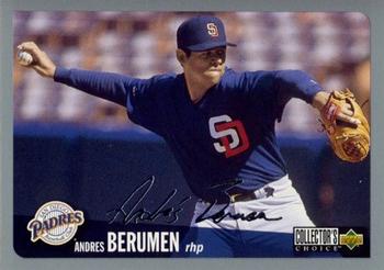 1996 Collector's Choice - Silver Signature #293 Andres Berumen Front