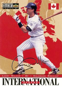 1996 Collector's Choice - Silver Signature #326 Larry Walker Front