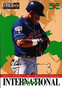 1996 Collector's Choice - Silver Signature #329 Manny Ramirez Front
