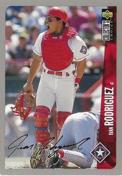 1996 Collector's Choice - Silver Signature #345 Ivan Rodriguez Front