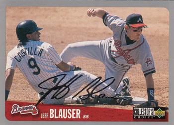 1996 Collector's Choice - Silver Signature #452 Jeff Blauser Front