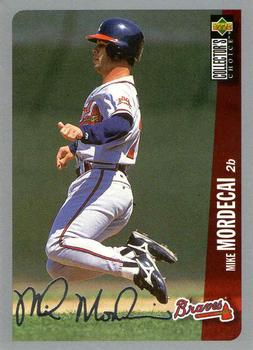 1996 Collector's Choice - Silver Signature #456 Mike Mordecai Front