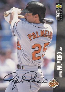 1996 Collector's Choice - Silver Signature #470 Rafael Palmeiro Front