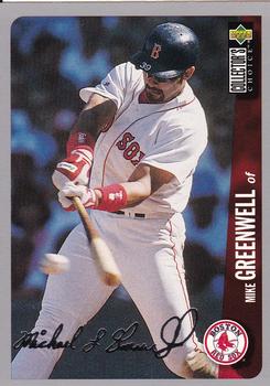 1996 Collector's Choice - Silver Signature #472 Mike Greenwell Front