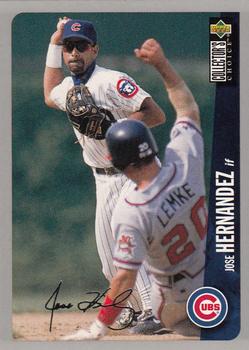 1996 Collector's Choice - Silver Signature #498 Jose Hernandez Front