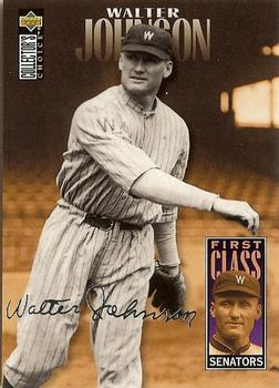 1996 Collector's Choice - Silver Signature #502 Walter Johnson Front