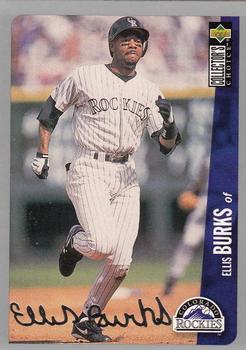 1996 Collector's Choice - Silver Signature #534 Ellis Burks Front